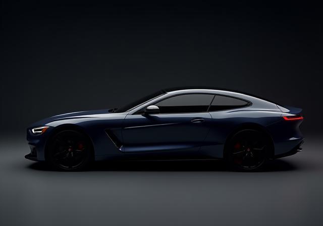 Commercial photograph of a car