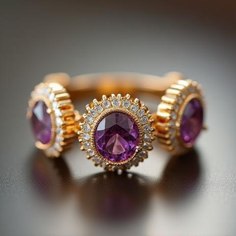 Close-up shot of a piece of jewelry for product photography